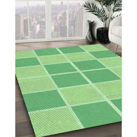 Patterned Jade Green Rug, pat2696grn