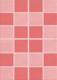 Machine Washable Transitional Pastel Pink Rug, wshpat2696rd