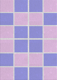 Machine Washable Transitional Pale Lilac Purple Rug, wshpat2696