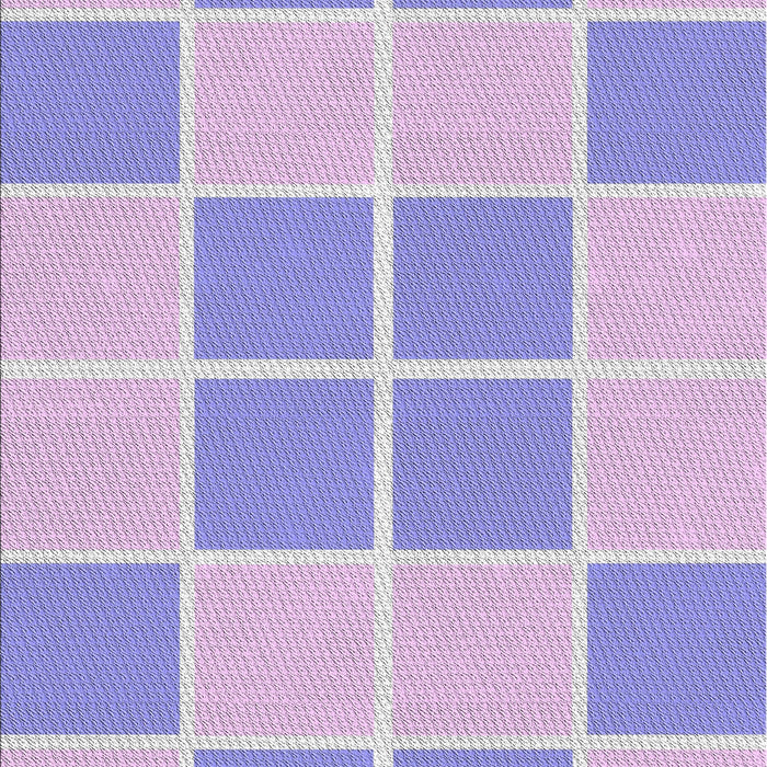 Patterned Pale Lilac Purple Novelty Rug, pat2696