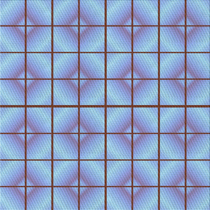 Round Patterned Periwinkle Purple Rug, pat2697lblu