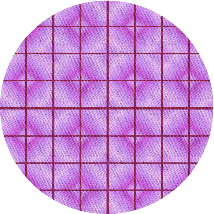 Square Patterned Violet Purple Rug, pat2697pur