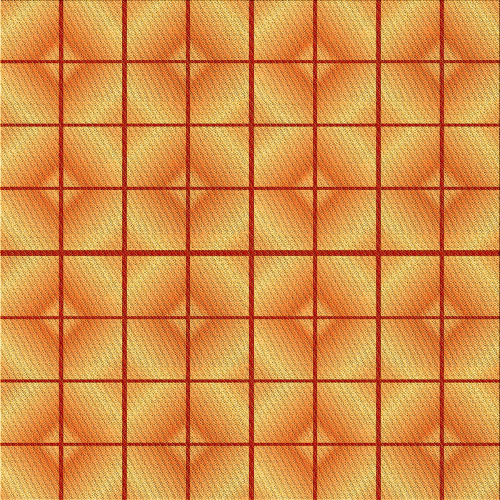 Round Machine Washable Transitional Orange Red Orange Rug, wshpat2697yw