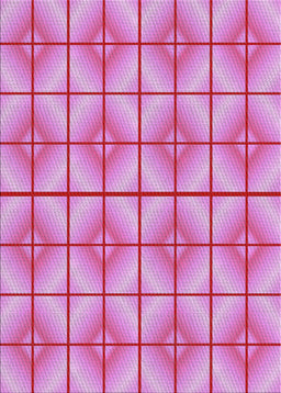 Patterned Magenta Pink Novelty Rug, pat2697