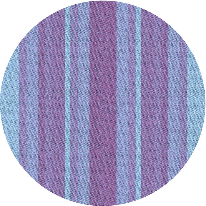 Square Patterned Denim Blue Rug, pat2698lblu