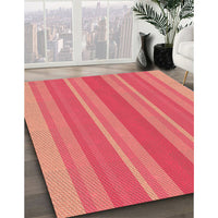 Patterned Red Rug, pat2698org