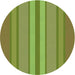 Square Patterned Pistachio Green Rug, pat2699grn