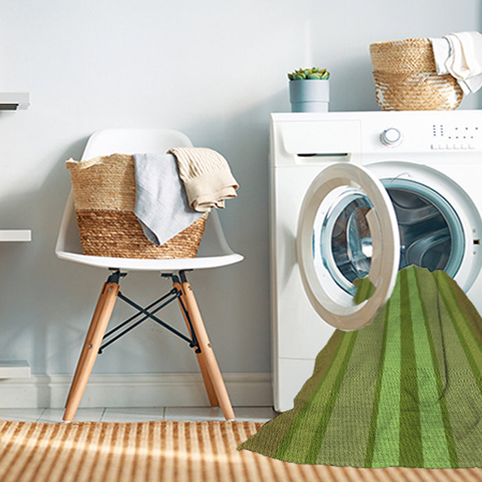 Machine Washable Transitional Pistachio Green Rug in a Washing Machine, wshpat2699grn