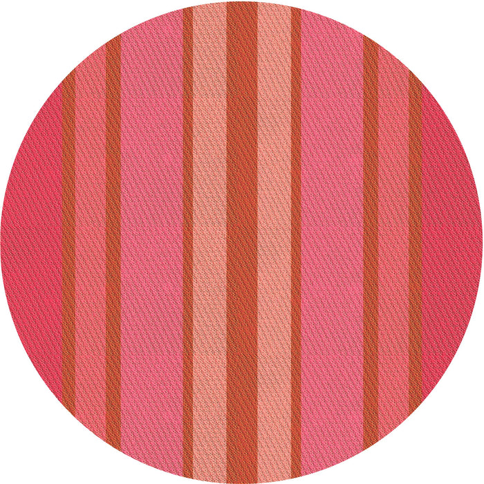 Square Patterned Red Rug, pat2699org