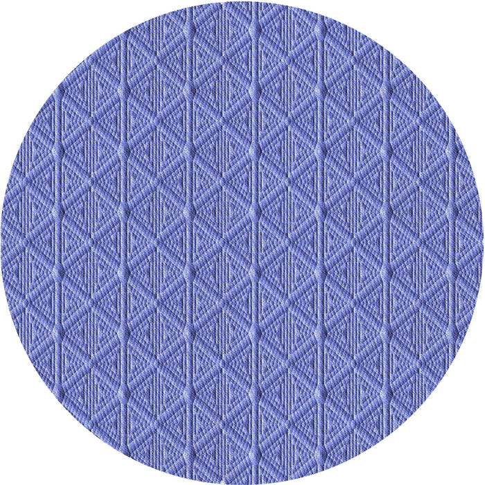 Square Patterned Blue Rug, pat27blu