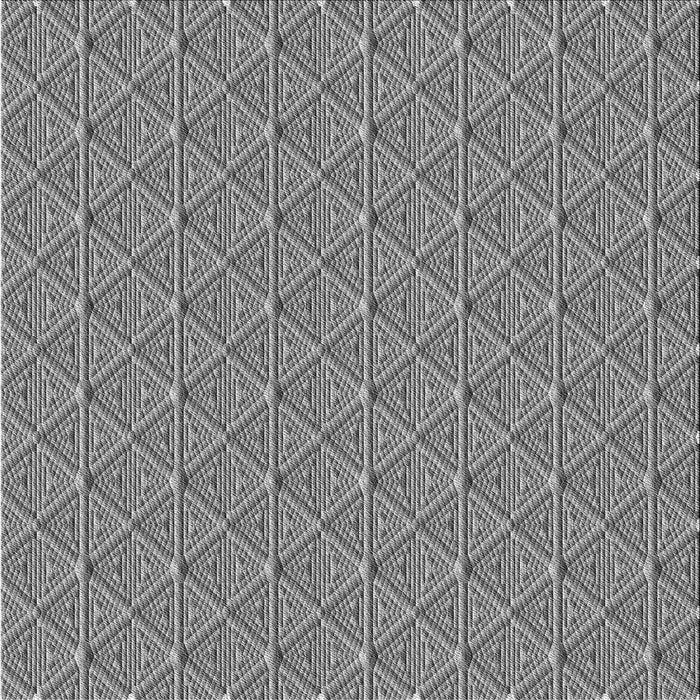 Round Patterned Gray Rug, pat27gry