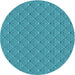 Square Machine Washable Transitional Dark Cyan Green Rug in a Living Room, wshpat27lblu