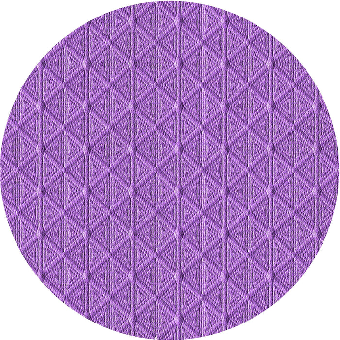 Square Patterned Violet Purple Rug, pat27pur