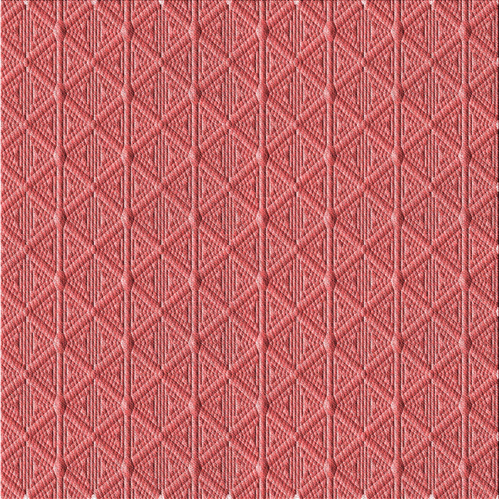 Round Patterned Red Rug, pat27rd