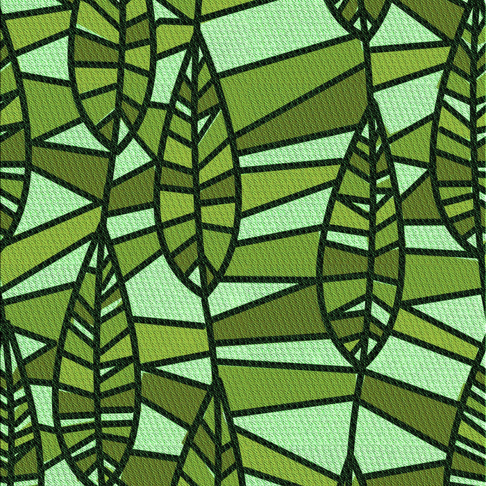 Machine Washable Transitional Green Rug, wshpat270grn