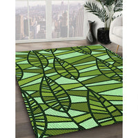 Patterned Green Rug, pat270grn