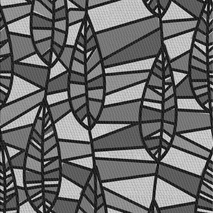 Machine Washable Transitional Charcoal Black Rug, wshpat270gry