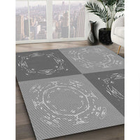 Patterned Ash Gray Rug, pat2700gry