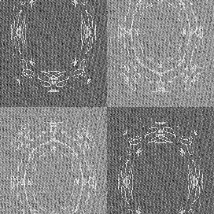 Machine Washable Transitional Ash Gray Rug, wshpat2700gry