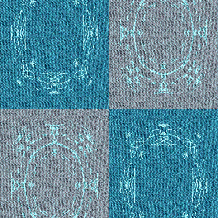 Patterned Steel Blue Rug, pat2700lblu