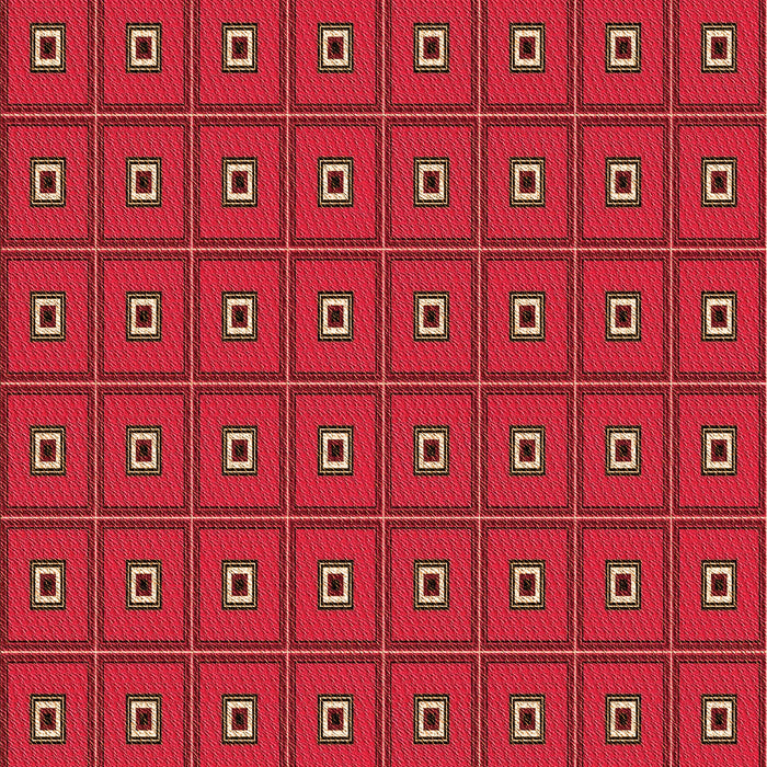 Patterned Red Rug, pat2701org