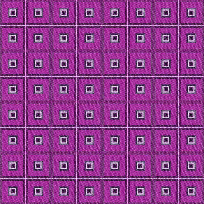 Round Patterned Magenta Pink Rug, pat2701pur