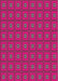 Machine Washable Transitional Pink Rug, wshpat2701