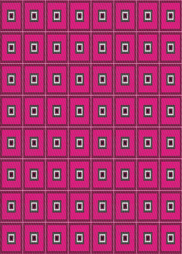 Patterned Pink Modern Rug, pat2701