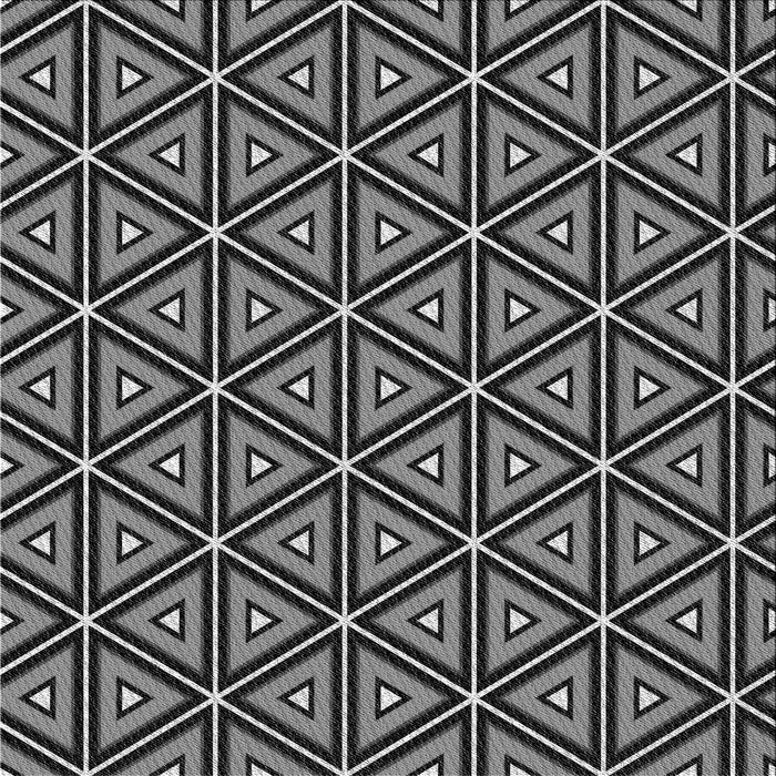 Round Patterned Charcoal Black Rug, pat2702gry