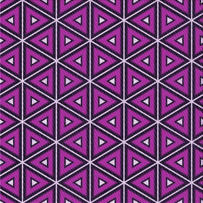Round Patterned Dark Magenta Purple Rug, pat2702pur