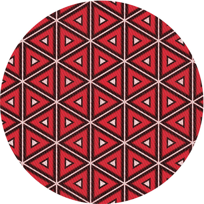 Square Machine Washable Transitional Tomato Red Rug in a Living Room, wshpat2702rd