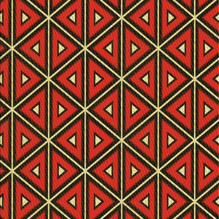 Patterned Cranberry Red Rug, pat2702yw