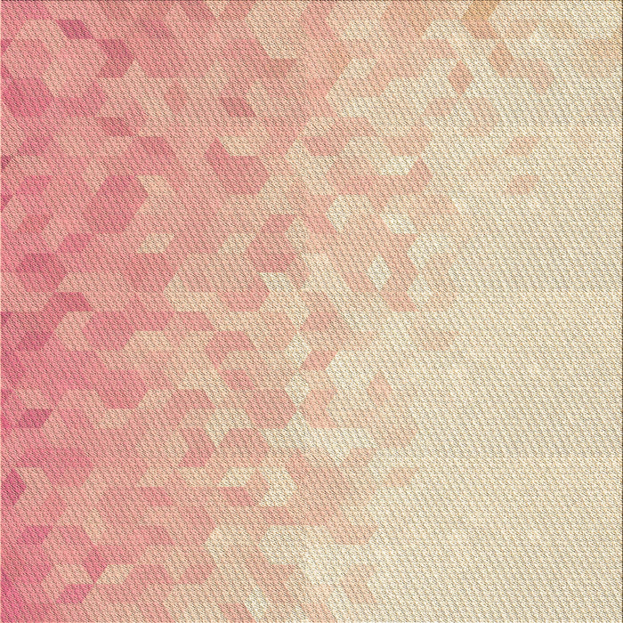 Round Patterned Orange Rug, pat2703brn