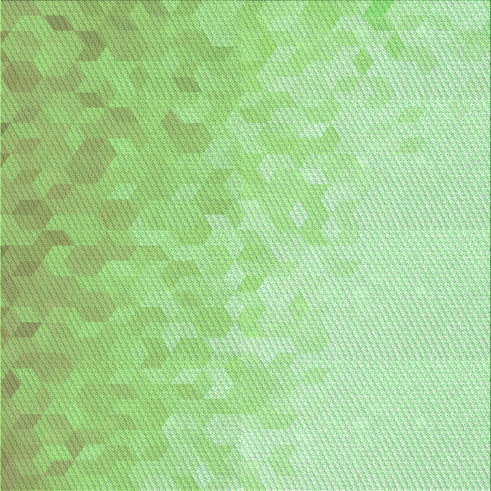 Round Machine Washable Transitional Green Rug, wshpat2703grn