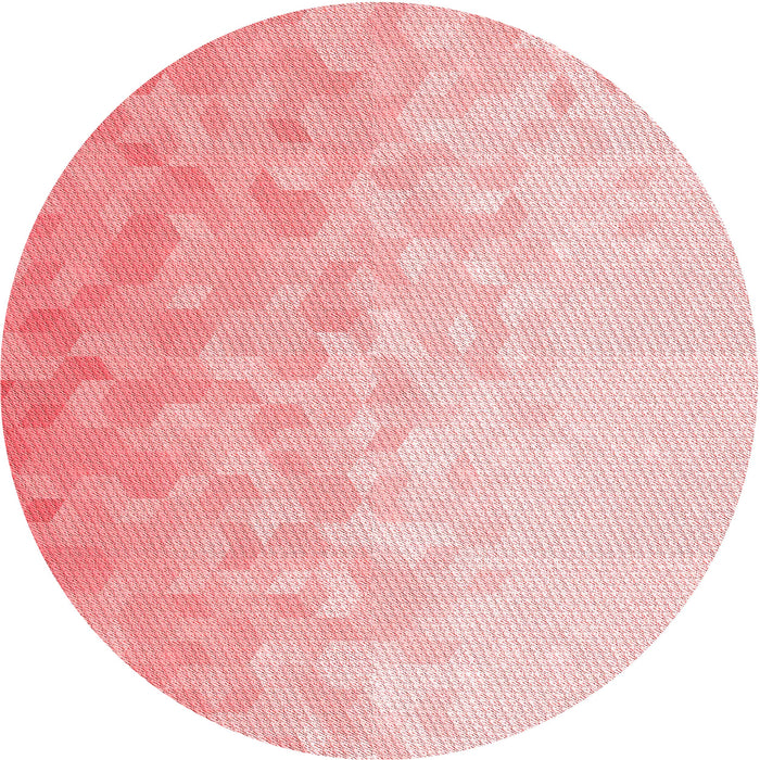 Square Patterned Red Rug, pat2703rd