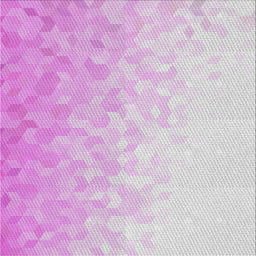 Sideview of Machine Washable Transitional Orchid Purple Rug, wshpat2703