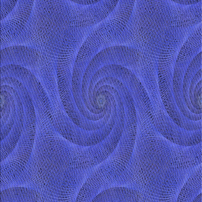 Patterned Blue Rug, pat2704blu