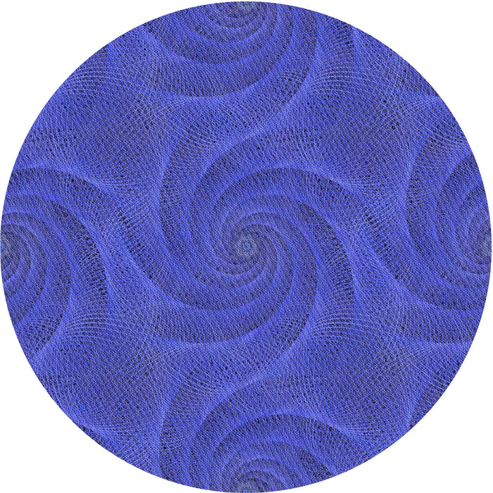 Square Machine Washable Transitional Blue Rug in a Living Room, wshpat2704blu