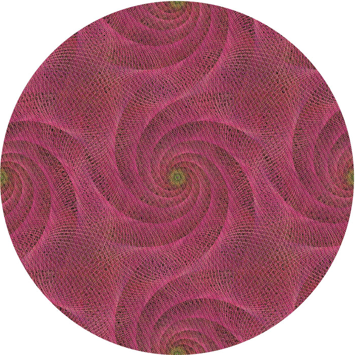 Square Patterned Crimson Red Rug, pat2704brn