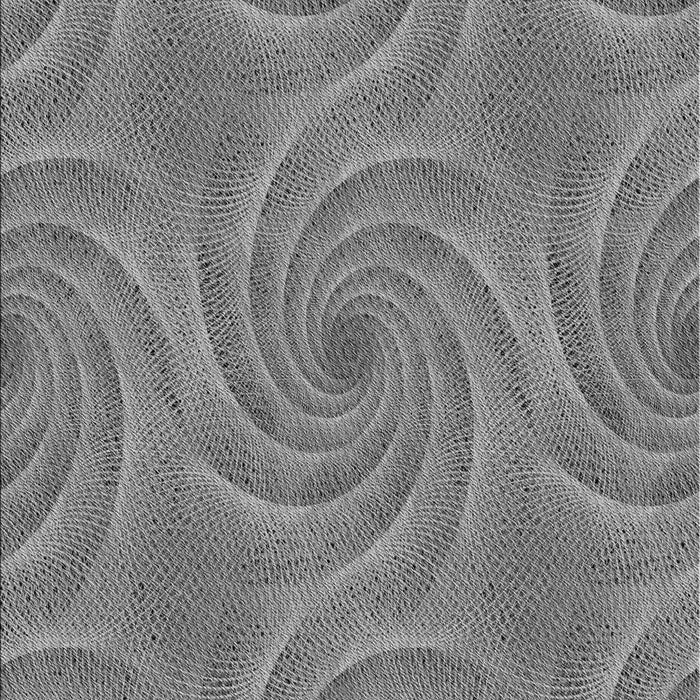 Machine Washable Transitional Ash Gray Rug, wshpat2704gry