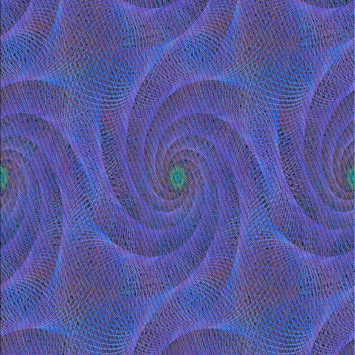 Machine Washable Transitional Amethyst Purple Rug, wshpat2704lblu