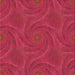 Round Machine Washable Transitional Crimson Red Rug, wshpat2704org