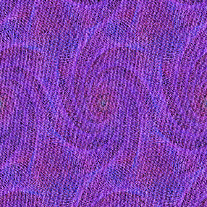 Machine Washable Transitional Purple Daffodil Purple Rug, wshpat2704pur