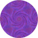 Square Patterned Purple Daffodil Purple Rug, pat2704pur