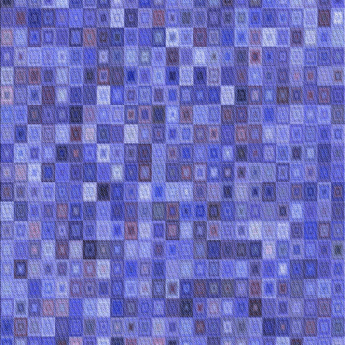 Patterned Blue Rug, pat2705blu