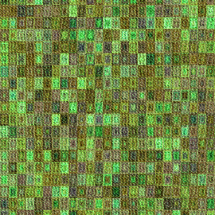 Patterned Antique Bronze Green Rug, pat2705grn