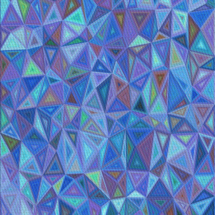 Patterned Blue Rug, pat2706lblu