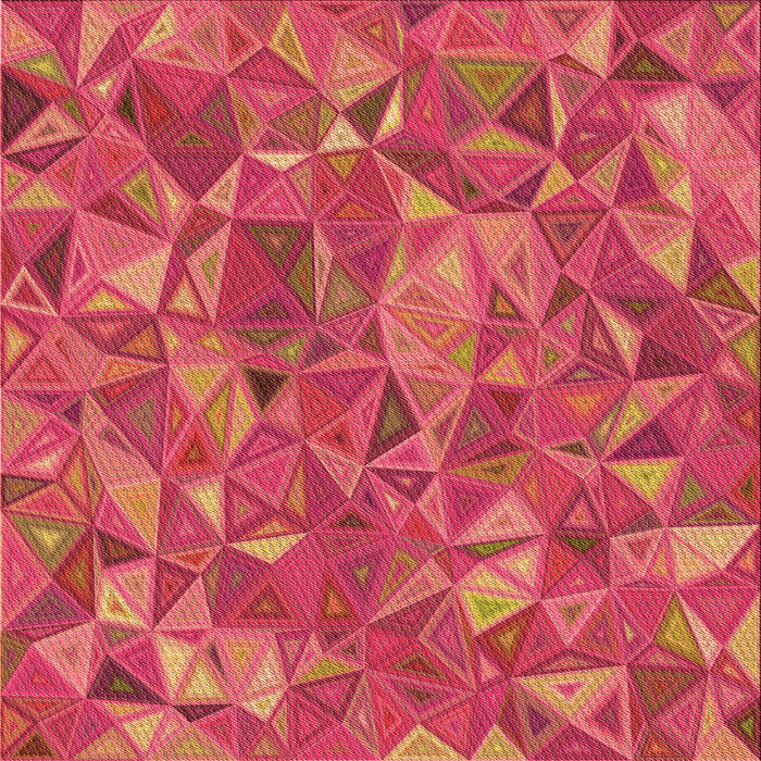 Round Machine Washable Transitional Crimson Red Rug, wshpat2706org