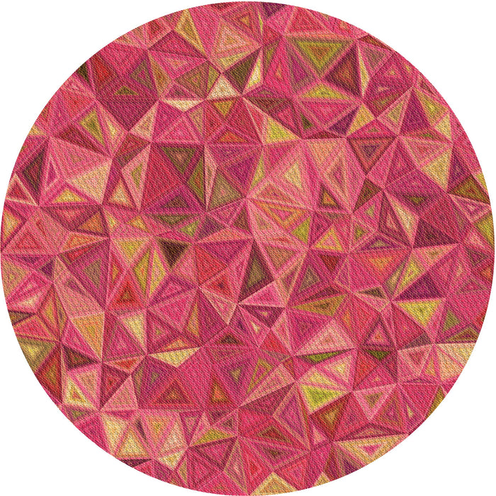 Square Patterned Crimson Red Rug, pat2706org