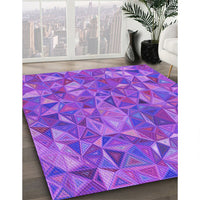 Patterned Purple Rug, pat2706pur